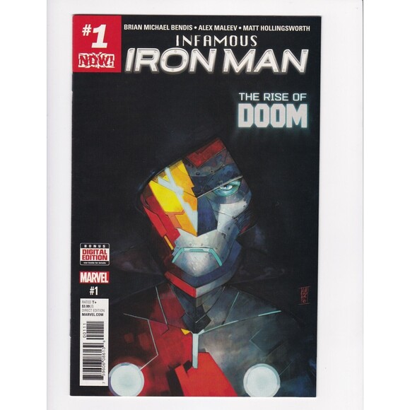 INFAMOUS IRON MAN 1# 1ST TONY STARK AI Marvel 1st Print High Grade Dr Doom - Picture 2 of 3